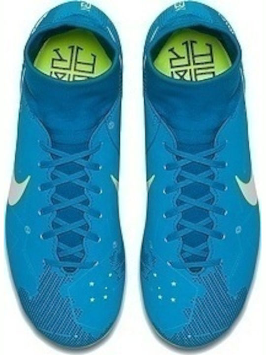Mercurial Victory 6 FG Kids Soccer Cleats Molded Turquoise