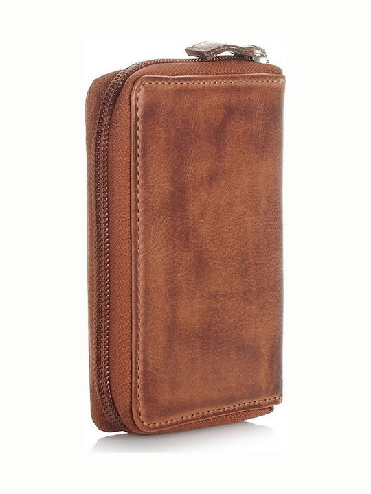 Melbourne Leather Men's Wallet Classic Tabac Brown