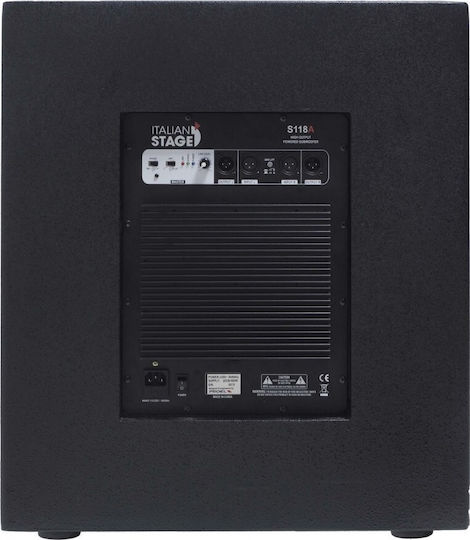 Italian Stage IS S118A Autoîntăritor Subwoofer PA 700W 18" 53.5x56x61.8cm.