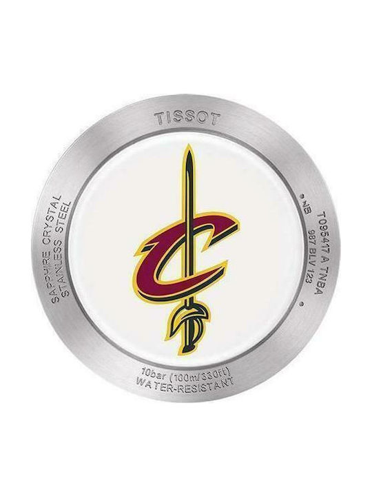 Tissot Quickster Chronograph NBA Cleveland Cavaliers Ρολόι Μπαταρίας με Υφασμάτινο Λουράκι