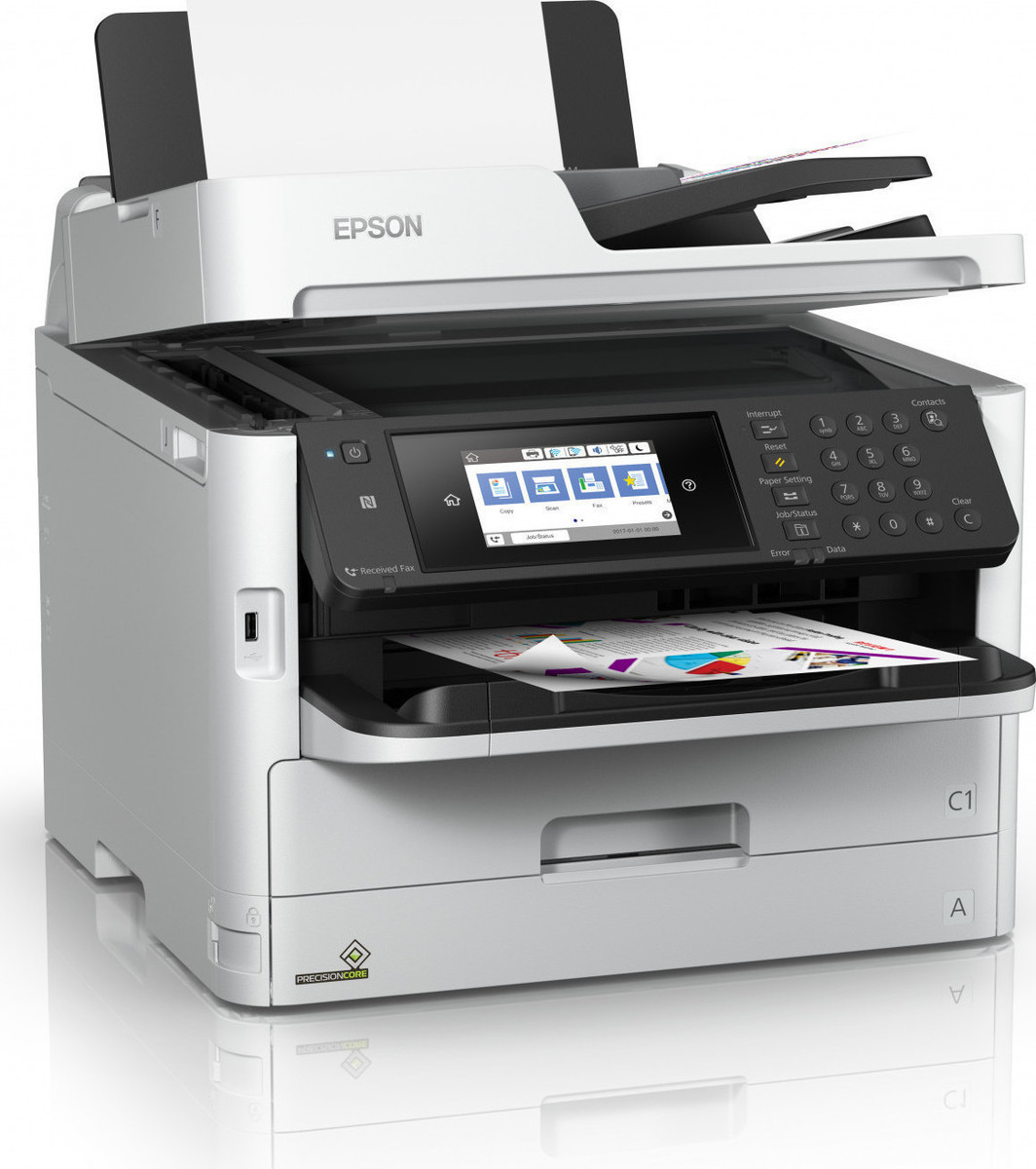 Epson Workforce Pro Wf C5790dwf Έγχρωμο Inkjet Φωτοτυπικό με Αυτόματο Τροφοδότη Φύλλων Adf 4360