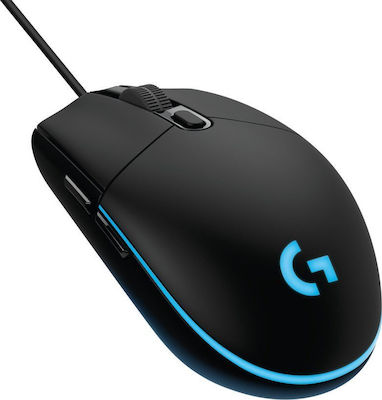 Logitech G102 Prodigy Безжична RGB Гейминг Мишка 8000 DPI Черно