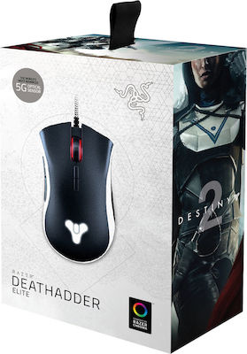 Razer Destiny 2 Deathadder Elite Gaming Ποντίκι Μαύρο
