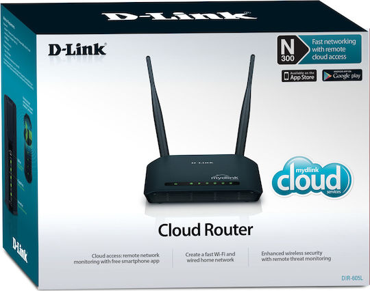 D-Link DIR-605L Wireless Router with 4 Ports