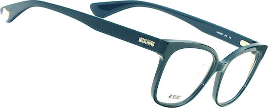 Moschino Rame Ochelari Pentru Femei Turcoaz MOS508 ZI9