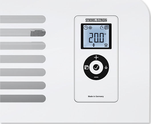 Stiebel Eltron CON 10 Premium SE09011 Convector Heater Wall 1000W with Electronic Thermostat 47x46.9cm White