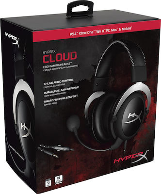 HyperX Cloud Pro Over Ear Gaming Headset with Connection 3.5mm / 2x3.5mm