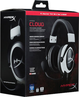 HyperX Cloud Pro Over Ear Gaming Headset with Connection 3.5mm / 2x3.5mm