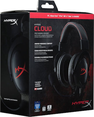 HyperX Cloud Pro Over Ear Gaming Headset with Connection 3.5mm / 2x3.5mm