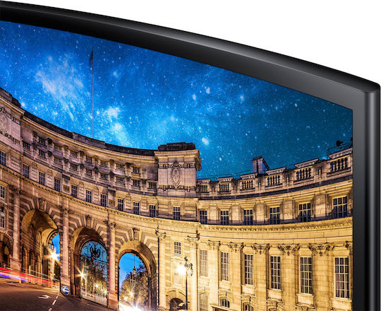 Samsung C24F390FHU VA Curved Monitor 24" FHD 1920x1080 με Χρόνο Απόκρισης 4ms GTG