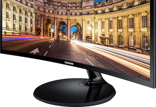 Samsung C24F390FHU VA Curved Monitor 24" FHD 1920x1080 με Χρόνο Απόκρισης 4ms GTG