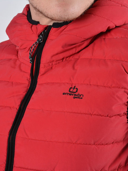 Geacă Fără Mâneci De Iarnă Puffer Roșie