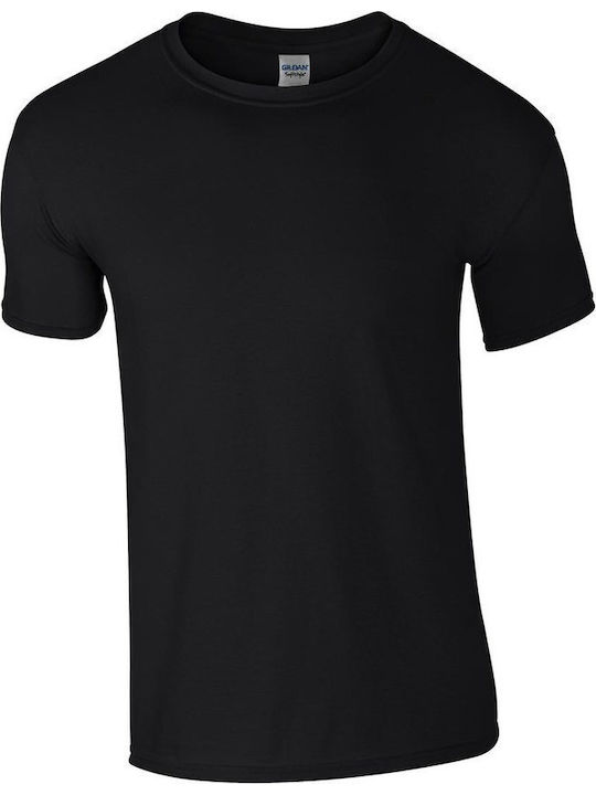 Gildan Softstyle 64000 Men's Short Sleeve Promotional T-Shirt Black