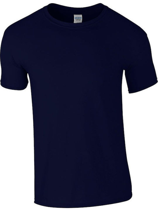 Gildan Softstyle 64000 Men's Short Sleeve Promotional T-Shirt Navy Blue