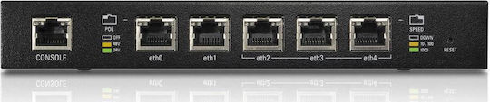 Ubiquiti EdgeRouter PoE Router cu 5 Porturi Gigabit Ethernet