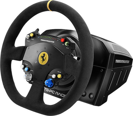Thrustmaster TS-PC Racer 488 Ferrari Challenge Edition Steering Wheel for Mac / PC with 1080° Rotation