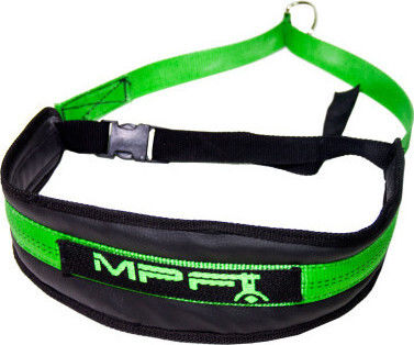 MPF Power Belt 1 Resistance Band Gymtube with Handles Green 2.5m