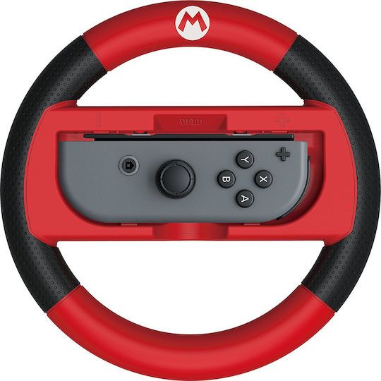 Hori Mario Kart 8 Deluxe Wheel Mario Version Switch Mână Grip pentru Comutator în culoarea Roșu