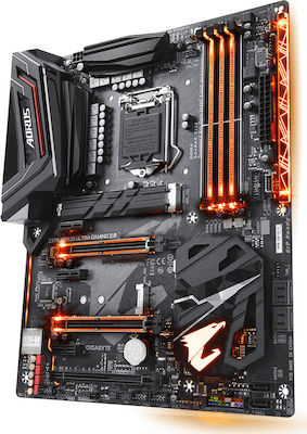 Gigabyte Z370 Aorus Ultra Gaming 2.0 (rev. 1.0) ATX Дънна платка с Intel 1151 Гнездо