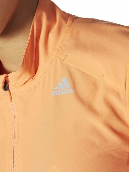 Damen Jacken Lauf Winddicht Orange