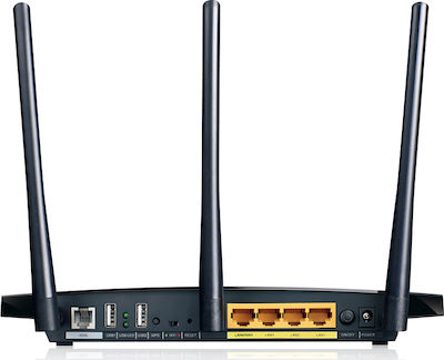 TP-LINK TD-W8970B v1 v1 Ασύρματο ADSL2+ Modem Router με 4 Θύρες Gigabit