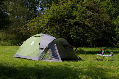 Coleman Darwin 3+ Cort Camping Igloo Kaki cu Dublu Strat 4 Sezoane pentru 3 Persoane 330x200x130cm
