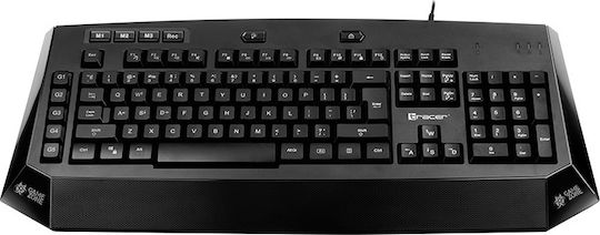 Tracer Gamezone Oxin Gaming Πληκτρολόγιο με Φωτιζόμενα πλήκτρα (Αγγλικό US)