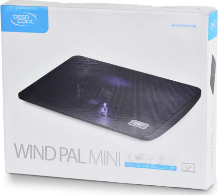Deepcool Wind Pal Mini Cooling Pad για Laptop έως 15.6" με 1 Ανεμιστήρα και Φωτισμό