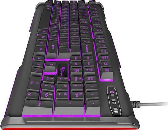 Genesis Rhod 400 Gaming Tastatur mit Beleuchteten Tasten Schwarz