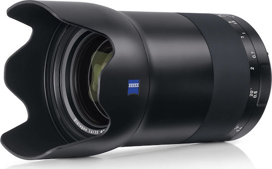 Zeiss Full Frame Camera Lens Milvus 35mm f/1.4 ZE Wide Angle for Canon EF Mount Black