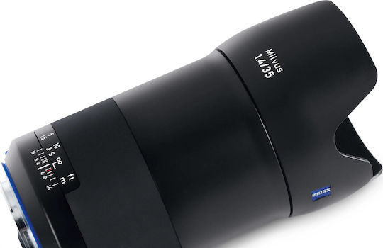 Zeiss Full Frame Camera Lens Milvus 35mm f/1.4 ZE Wide Angle for Canon EF Mount Black