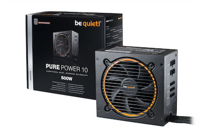 Be Quiet Pure Power 10 CM 500W Τροφοδοτικό Υπολογιστή Semi Modular 80 Plus Silver