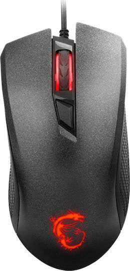 MSI Clutch GM10 Gaming Ποντίκι Μαύρο