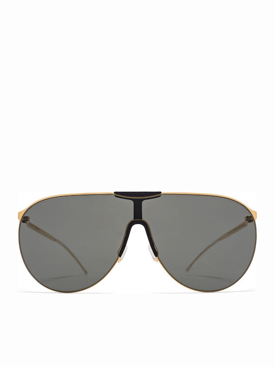 Mykita Mylon Sun Agave MH16 Gold/Pitch Black Γυαλιά Ηλίου Χρυσά με Κοκκάλινο Σκελετό Mykita Mylon Sun Agave MH16 Gold/Pitch Black Γυαλιά Ηλίου Χρυσά με Κοκκάλινο Σκελετό