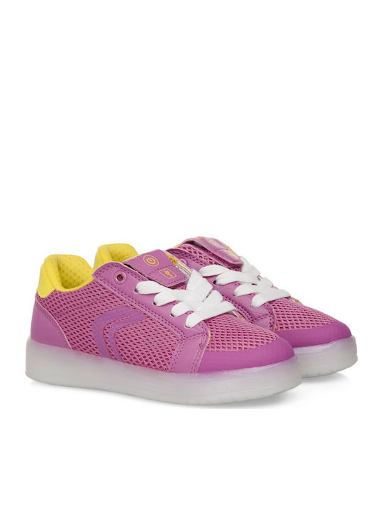 Geox Kinder-Sneaker Anatomisch Fuchsie