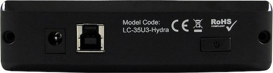 LC-Power Hard Drive Case 3.5" SATA III with connection USB 3.0 in Schwarz color