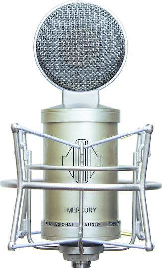 Sontronics Mercury Kondensatormikrofon XLR Stoßmontiert für Gesang in Silver Farbe