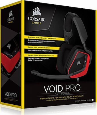 Corsair Void Pro Surround Red