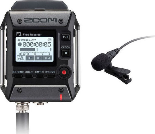 Zoom Stereo Ψηφιακός Φορητός Εγγραφέας Μπαταρίας με Διάρκεια Εγγραφής 16 Ώρες και Τροφοδοσία USB