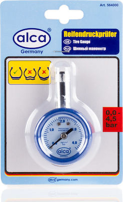 Alca Tire Gauge Analog Tire Pressure Gauge