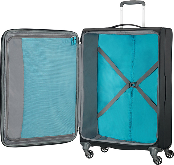 american tourister herolite super light spinner 55