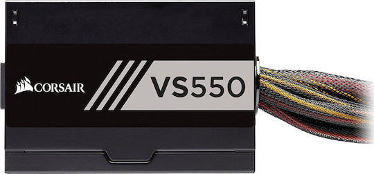 Corsair VS White Series VS550 550W Μαύρο Τροφοδοτικό Υπολογιστή Full Wired 80 Plus Standard