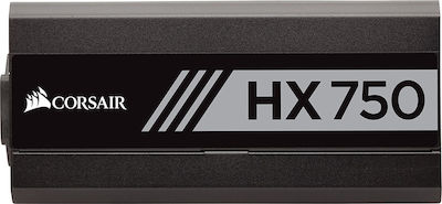 Corsair HX Series HX750 750W Μαύρο Τροφοδοτικό Υπολογιστή Full Modular 80 Plus Platinum