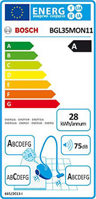 Bosch MoveOn BGL35MON11 Ηλεκτρική Σκούπα 700W με Σακούλα 4lt