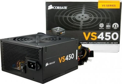 Corsair VS Series VS450 450W Τροφοδοτικό Υπολογιστή Full Wired 80 Plus Standard