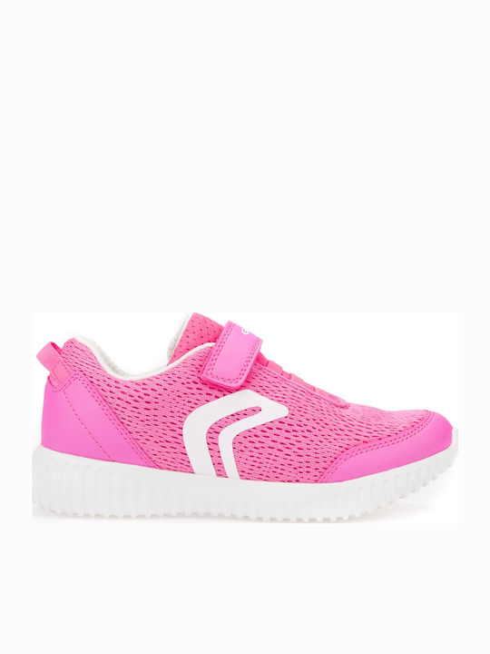 Geox Kids Sneakers J Waviness G C Mesh Geobuck Anatomic Fuchsia