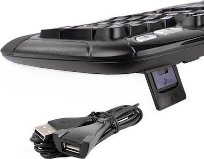 Logitech Comfort Wave MK570 Kabellos Tastatur & Maus Set Englisch US Schwarz