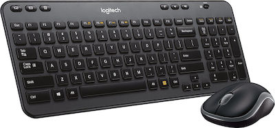 Logitech Wireless Combo MK360 Ασύρματο Σετ Πληκτρολόγιο & Ποντίκι Αγγλικό US