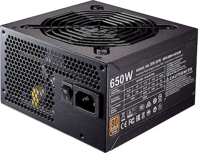 CoolerMaster MWE 650W Power Supply Full Wired 80 Plus Bronze