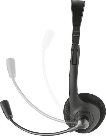 Trust Ziva On Ear Multimedia Ακουστικά με μικροφωνο και σύνδεση 3.5mm Jack